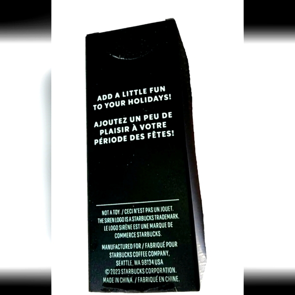 NWT, Starbucks 2023 Holiday Red Prism Keychain - Picture 2 of 4